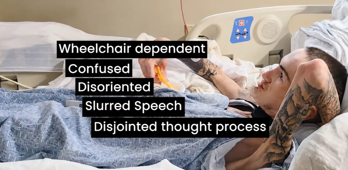 Medical records documented severe impairments during Kaelen Lachica's hospitalization Medical records documented severe impairments during Kaelen Lachica's hospitalization