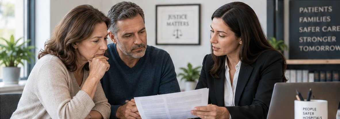 Medical malpractice attorney consultation